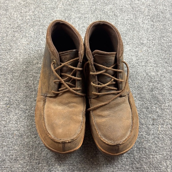 OLUKAI Men’s Brown Leather Hamakua Chukka Boots size: 12 - Picture 2 of 12